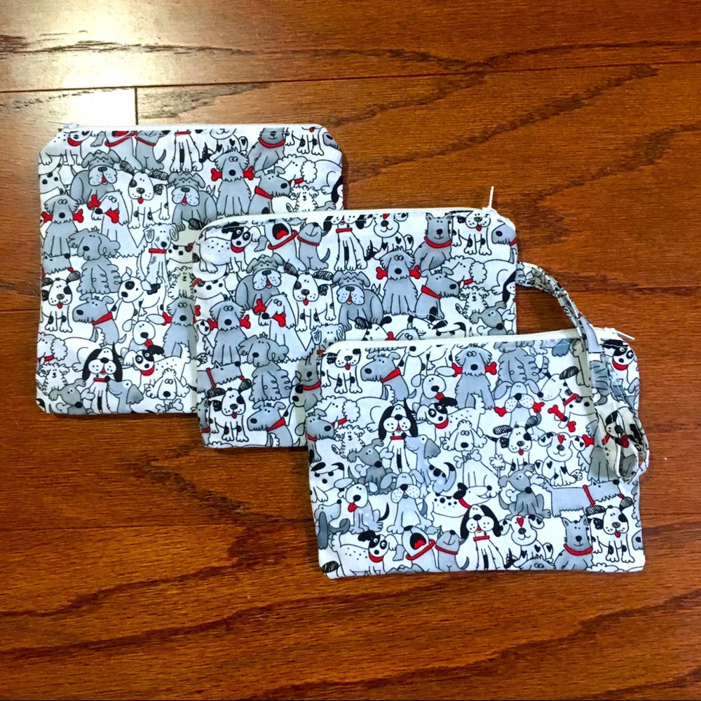 Handmade New Doggie zipper bags
